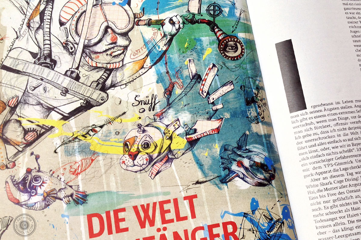 Illustration Anja Nolte für DB Mobil Magazin